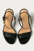 Lauren Ralph Lauren - Шкіряні сандалі колір чорний (631359)