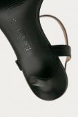 Lauren Ralph Lauren - Шкіряні сандалі колір чорний (631359)