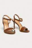 Lauren Ralph Lauren - Шкіряні сандалі колір коричневий (630404)