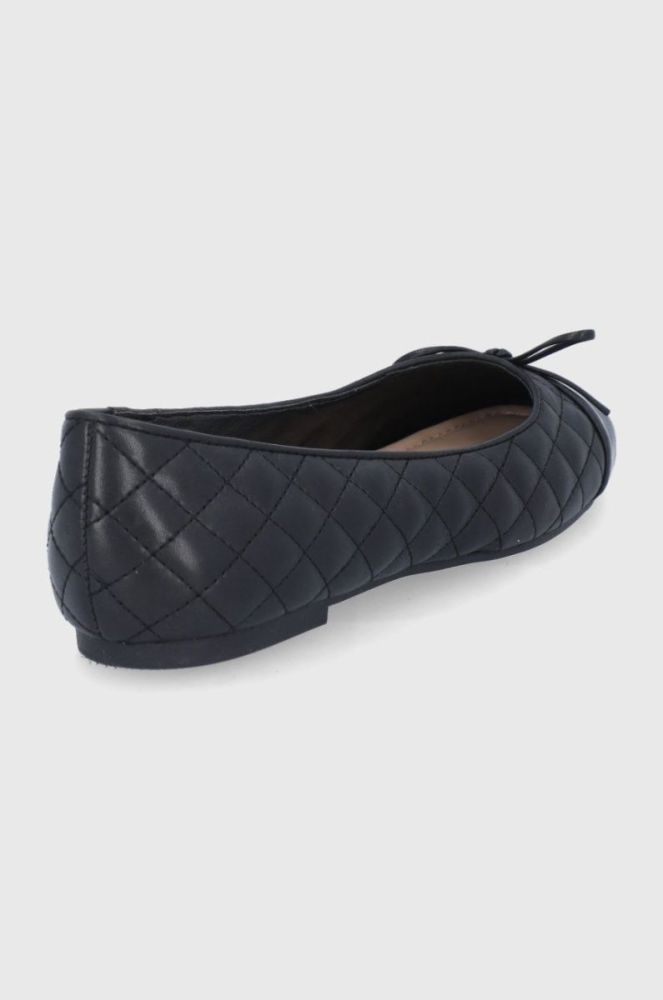 Шкіряні балетки Aldo колір чорний на плоскому ходу фото 3