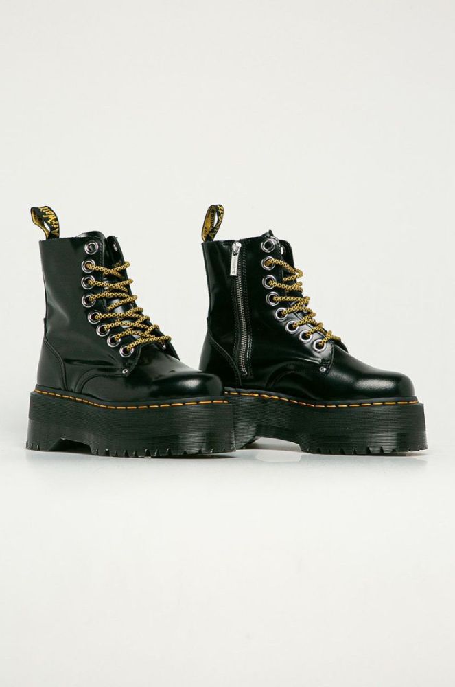 Dr. Martens - Шкіряні черевики Jadon Max 25566001-Black колір чорний фото 2