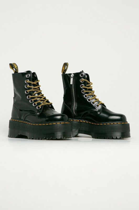 Dr. Martens - Шкіряні черевики Jadon Max 25566001-Black колір чорний фото 2