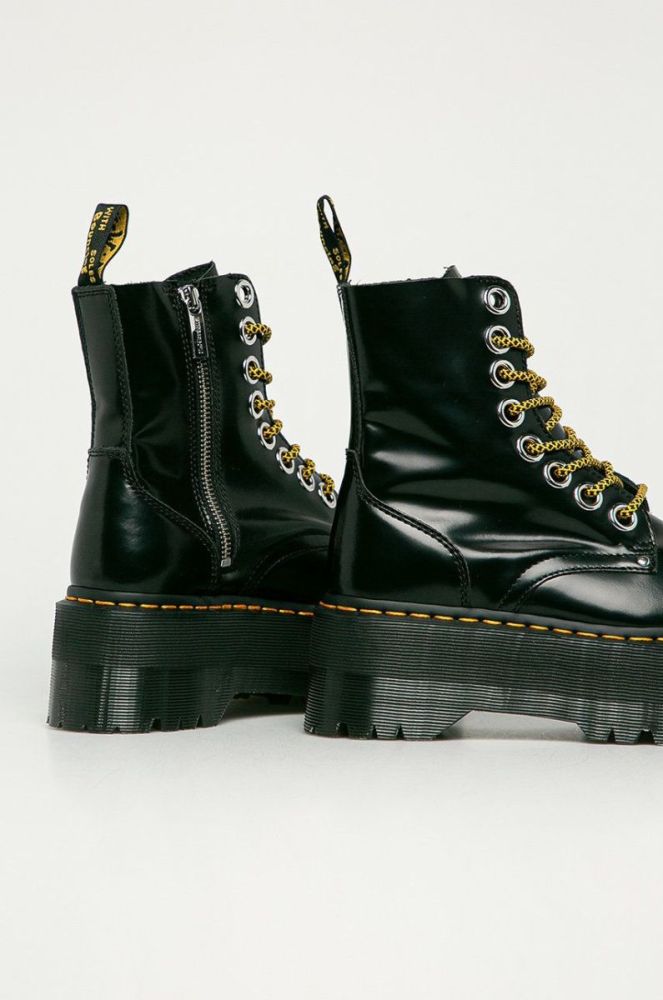 Dr. Martens - Шкіряні черевики Jadon Max 25566001-Black колір чорний фото 3
