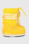Moon Boot - Дитячі чоботи Classic Nylon колір жовтий (1749353) Moon Boot - Дитячі чоботи Classic Nylon колір жовтий (1749353)