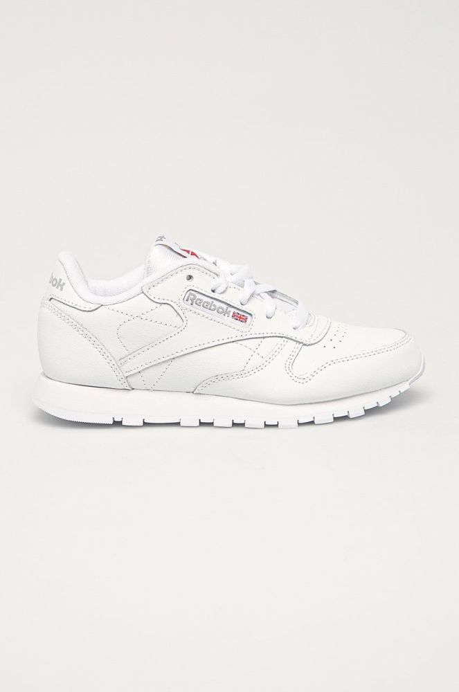 Reebok Classic - Дитячі шкіряні кросівки Classic 50172 колір білий