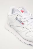 Reebok Classic - Дитячі шкіряні кросівки Classic 50172 колір білий