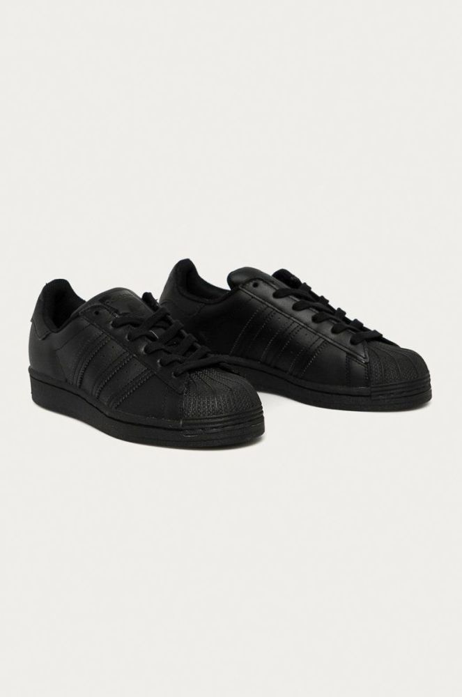adidas Originals - Дитячі черевики Superstar FU7713 колір чорний фото 2