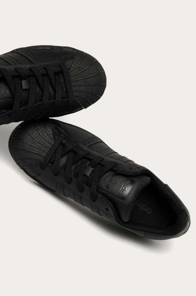 adidas Originals - Дитячі черевики Superstar FU7713 колір чорний фото 4