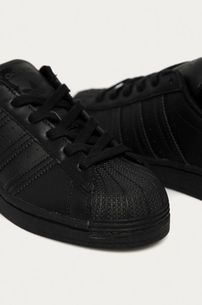 adidas Originals - Дитячі черевики Superstar FU7713 колір чорний фото 5