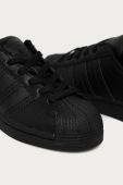 adidas Originals - Дитячі черевики Superstar FU7713 колір чорний