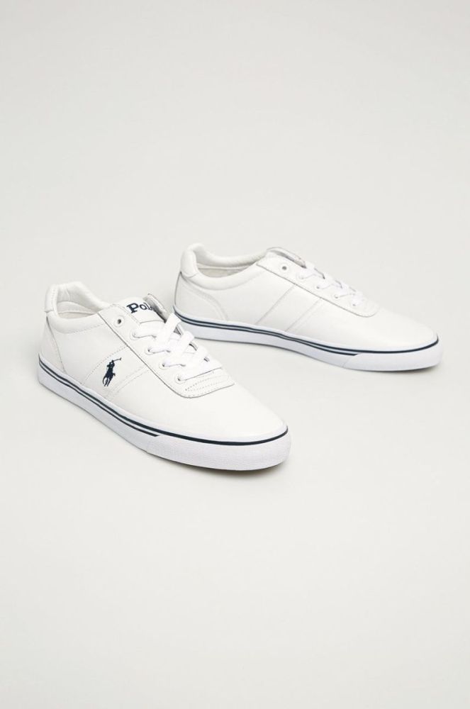 Polo Ralph Lauren - Шкіряні черевики колір білий фото 2