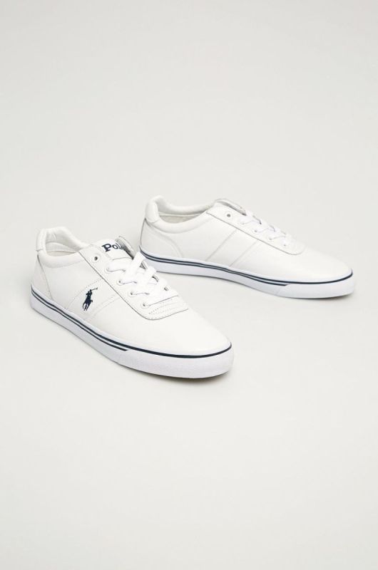Polo Ralph Lauren - Шкіряні черевики колір білий фото 2