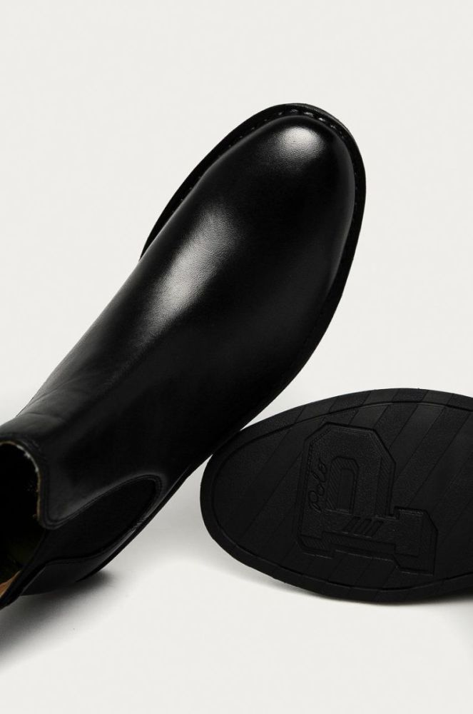 Polo Ralph Lauren Шкіряні черевики Talan Chelsea 8,03754E+11 колір чорний фото 4