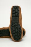 UGG - Шкіряні тапочки Ascot колір коричневий