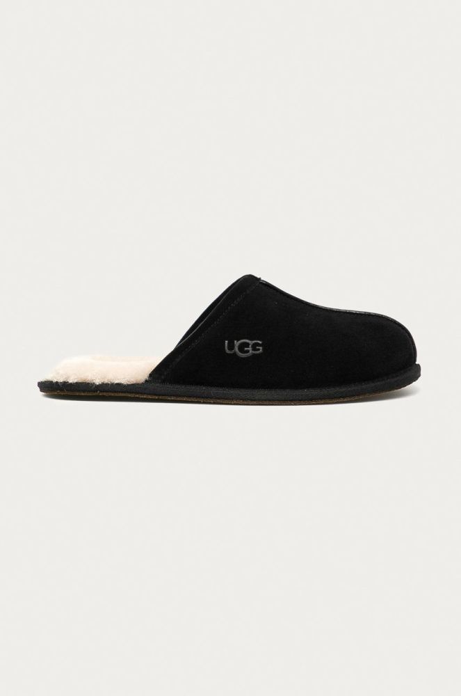 UGG - Замшеві тапочки Scuff 1101111.BLK-BLACK колір чорний