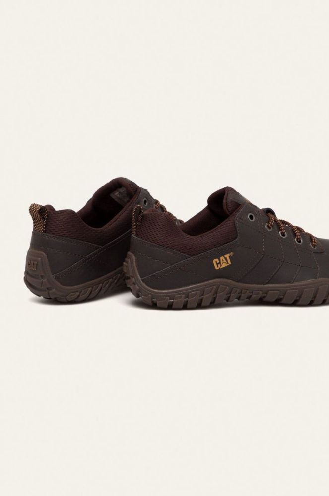 Caterpillar - Шкіряні туфлі Instruct Casual колір зелений фото 3