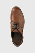 Туфлі Mustang чоловічі колір коричневий