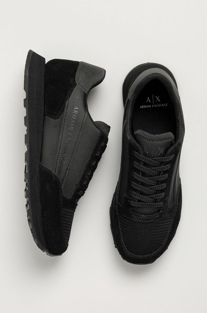 Ботинки Armani Exchange цвет черный фото 5