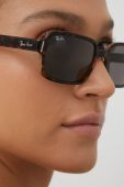 Ray-Ban - Окуляри BENJI колір коричневий Ray-Ban - Окуляри BENJI колір коричневий
