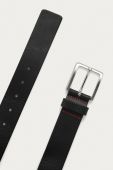 Hugo - Шкіряний ремінь колір чорний (641006)