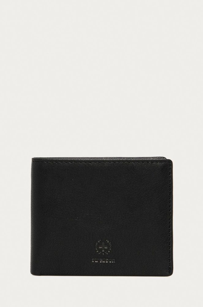 Strellson - Шкіряний гаманець колір чорний (664820)