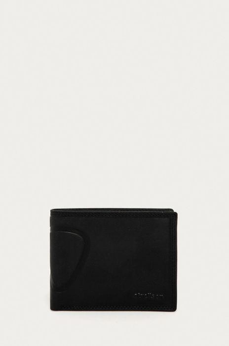 Strellson - Шкіряний гаманець колір чорний (693676)