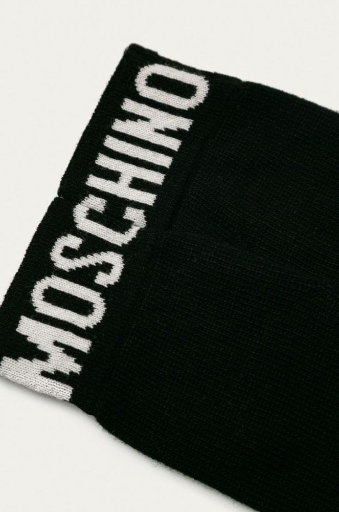 Рукавички Moschino жіночі колір чорний (620367) фото 2