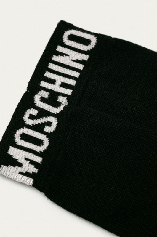 Рукавички Moschino жіночі колір чорний (620367) фото 2