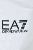 Спортивні штани EA7 Emporio Armani чоловічі колір білий однотонні