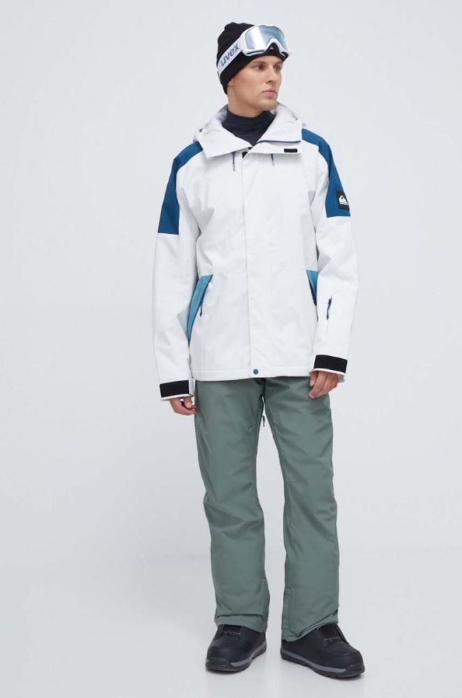 Штани Quiksilver чоловічі колір зелений фото 2