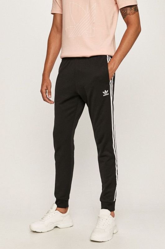 adidas Originals - Штани GF0210 GF0210-BLK/WHT колір чорний