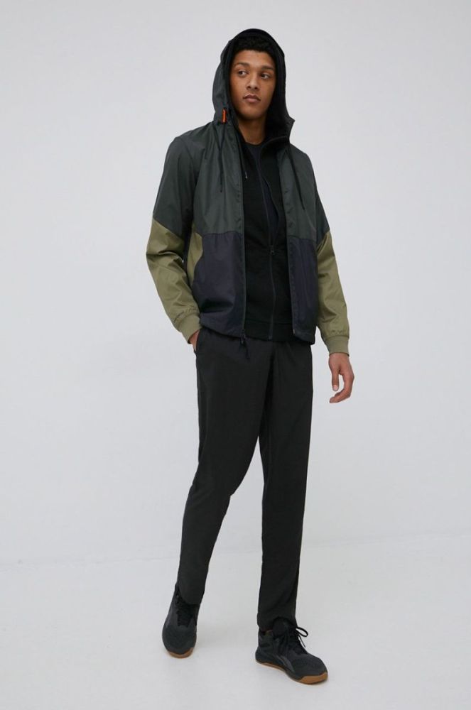 Штани для тренувань Reebok Essentials FP9170 чоловічі колір чорний фото 2
