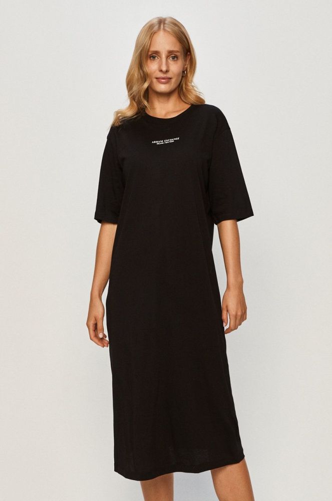 Armani Exchange - Плаття колір чорний (618362)