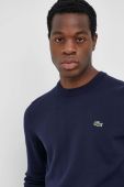 Бавовняний светр Lacoste колір синій легкий (2319497)