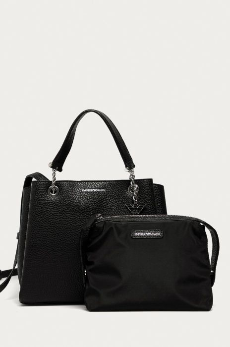 Emporio Armani - Сумочка колір чорний (637233)