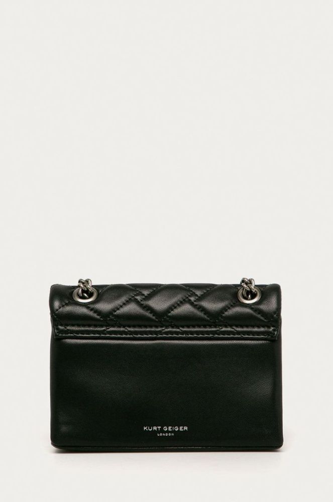 Kurt Geiger London - Шкіряна сумочка колір чорний (661404) фото 4