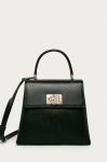 Furla - Шкіряна сумочка Bakpaco колір чорний