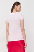 Бавовняна футболка Armani Exchange колір рожевий (3114770)