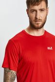 Jack Wolfskin - Футболка колір червоний (674550)