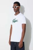 Футболка Lacoste чоловічий колір білий з принтом TH2042-1RH