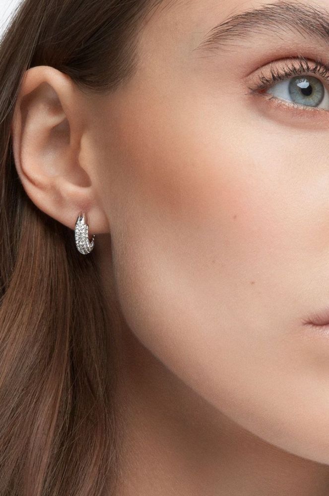Swarovski - Сережки DEXTERA колір срібний (1861250) фото 3