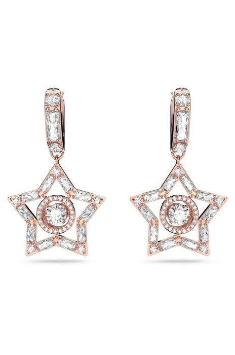 Сережки Swarovski колір золотий (2033416)