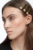 Шпильки для волосся Swarovski Dulcis колір золотий