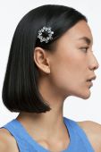 Шпилька для волосся Swarovski колір срібний