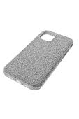 Чохол на телефон Swarovski колір сірий iPhone 12 Pro Max High