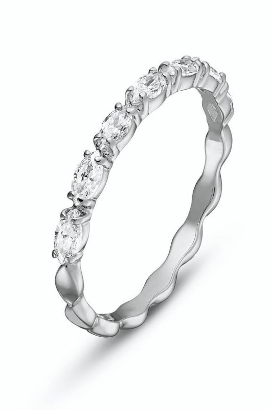 Swarovski - Перстень Vittore Marquise колір сірий фото 2