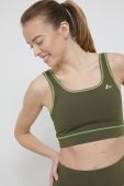 Бюстгальтер Only Play колір зелений гладкий