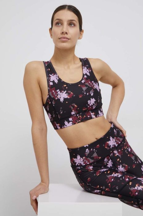 Спортивний бюстгальтер Only Play візерунок колір чорний (1969929)