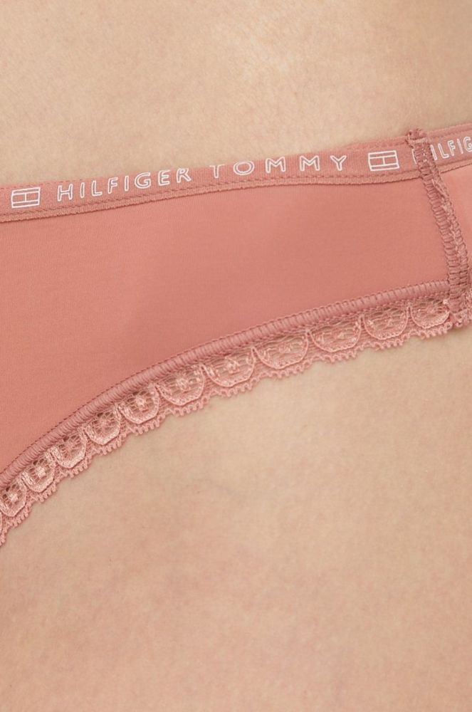 Стринги Tommy Hilfiger (3-pack) колір бежевий фото 8