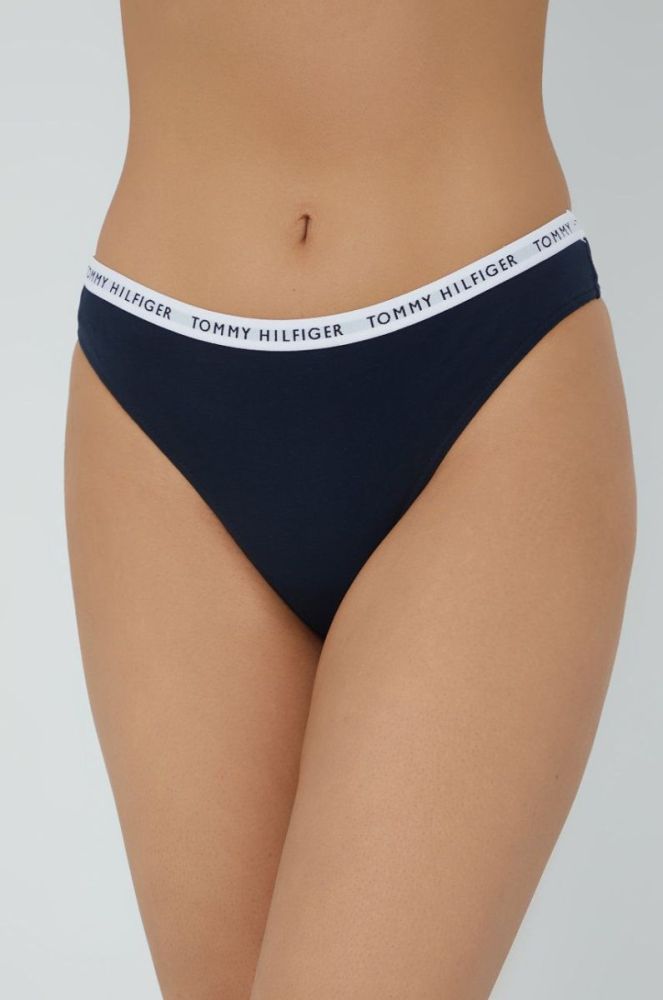 Стринги Tommy Hilfiger (3-pack) колір білий фото 3